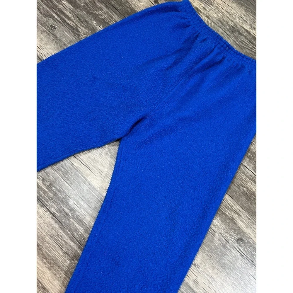 Vintage Carter's‎ Blue Fleece Jogger Pants Youth 14 USA Made Retro Sweatpants